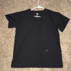 Dagacci small black scrub top